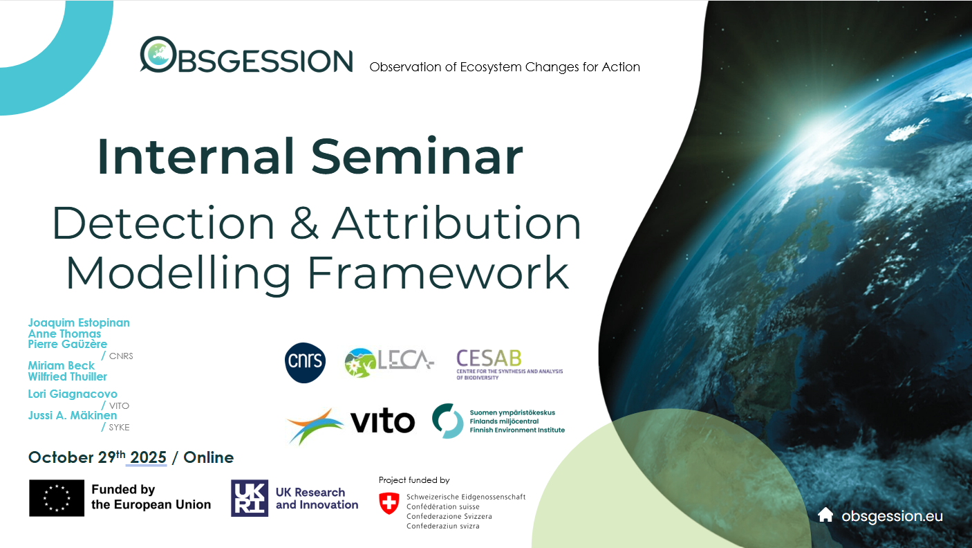 Detection & Attribution Modelling Framework Seminar B Detection & Attribution Modelling Framework Seminar B presentation